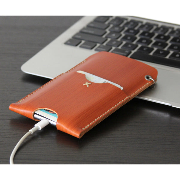 iPhone 6 WALLET in SADDLE
