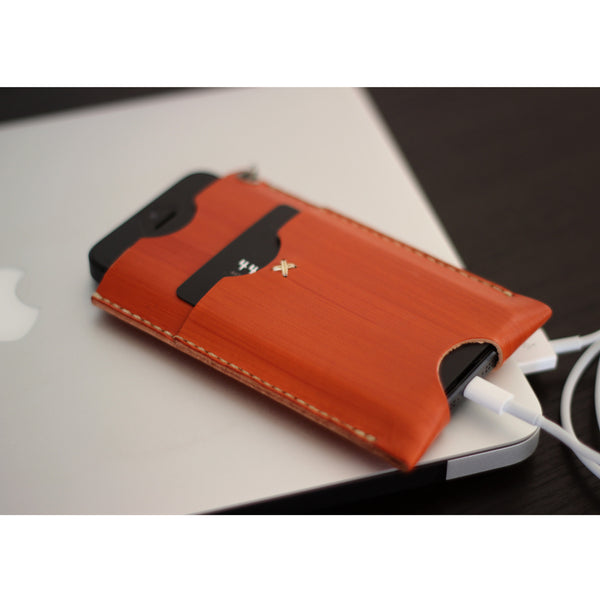 PHONE WALLET in SADDLE
